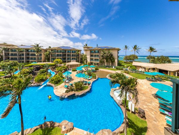 Luxury East Shore Kauai Vacation Rental Oceanfront Penthouse with Resort Amenities
